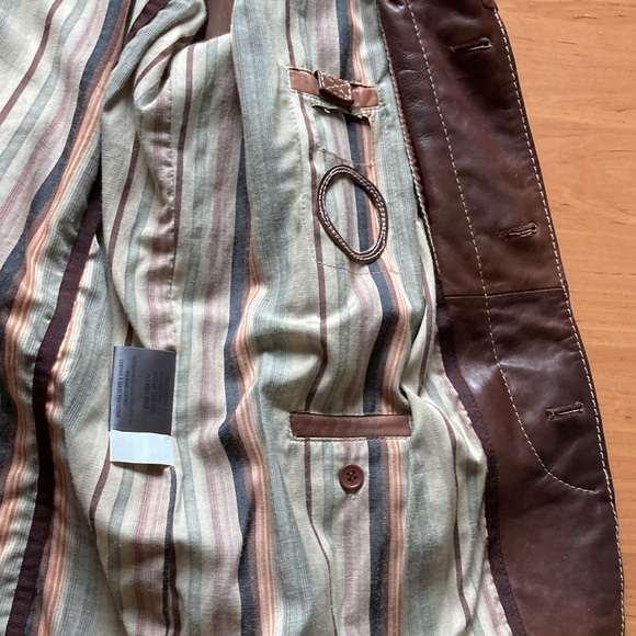 Brown Leather Jacket - Picture 6 of 10